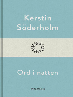 cover image of Ord i natten